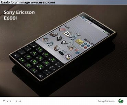 Sony Ericsson E600i Is a Slim Business Phone Concept