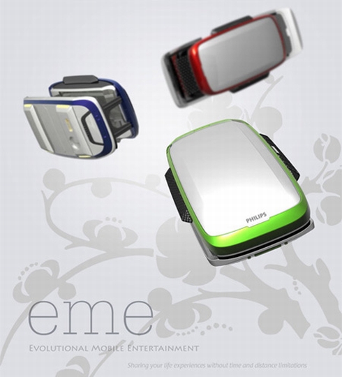 EME Mobile Device, a Portable Console, Music and Video Player Concept