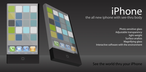iPhone See Thru, Transparent Handset Concept