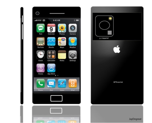 iPhone Slim, a Concept With a 5MP Camera With Night Light