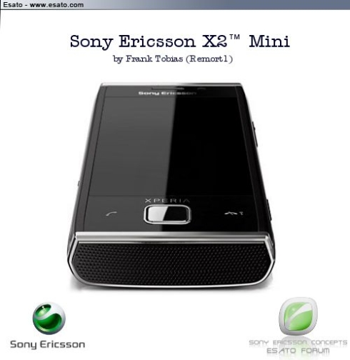 Sony Ericsson XPERIA X2 Mini Concept, Designed by Frank Tobias