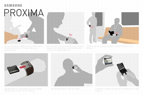 Samsung Proxima Wristband Detachable Phone Will Never be Lost