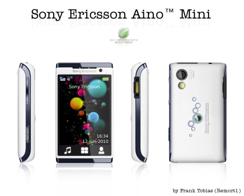 Sony Ericsson Aino Mini, New Frank Tobias Phone Design