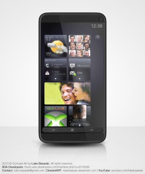 HTC HD3 Concept Runs Windows Phone 7, Uses HTC Sense 3