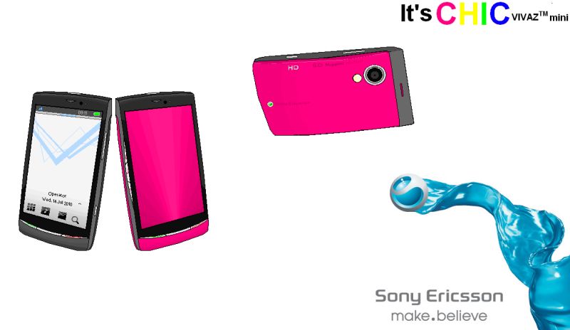 Sony Ericsson Chic Vivaz Mini, a Hot Trendy Handset Design