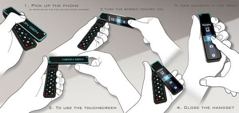 Neongen Cellphone Concept is Extremely User Friendly
