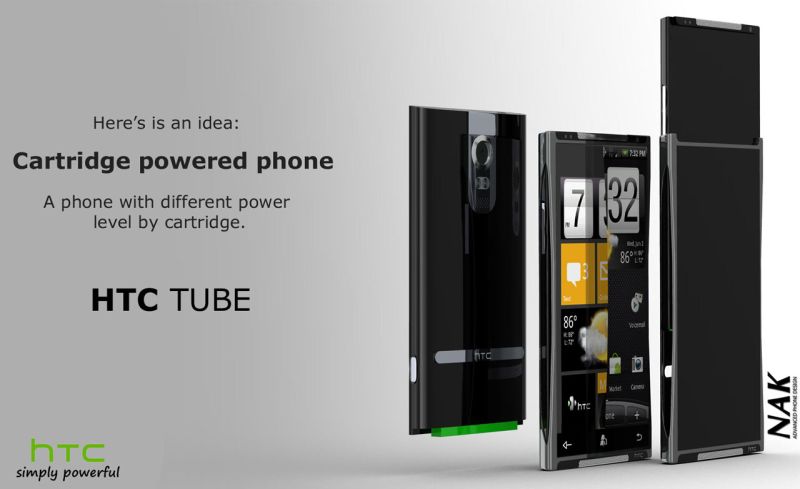HTC Tube Dual Core Smartphone Upgrades Features With Cartridges
