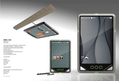 Prax Tablet and Phone Concept Allows You to Cook, Drill Holes... More