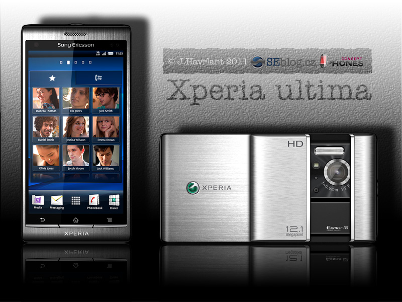 Xperia Ultima is a 12 Megapixel Concept Phone, Created by J. Havrlant