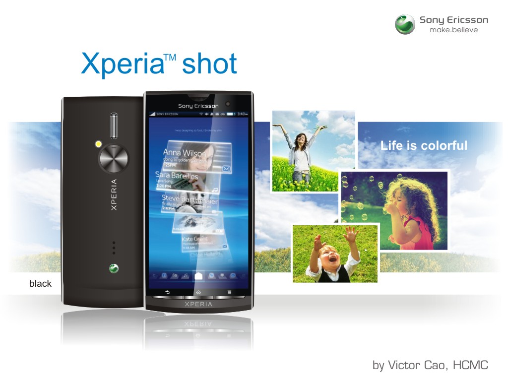 Xperia Shot is the Follow up to the Satio; Runs Android 2.4 and Uses BRAVIA Tech