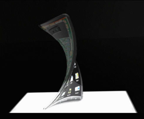 Morphy Pliable Mobile Phone Changes Shape Using Body Heat