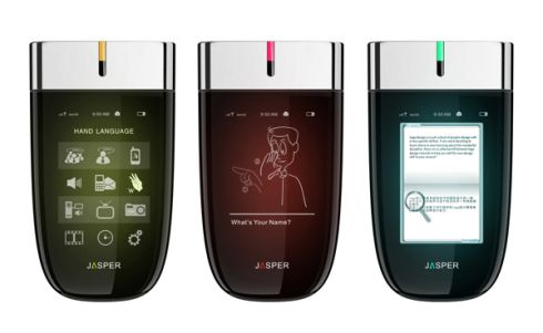 Transducer Mobile Phone Concept Translates Instantly What the Caller Is Saying