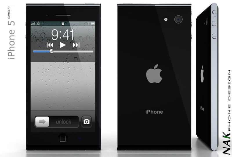 iPhone 5 Fresh Design Features a New LED Notifications Panel