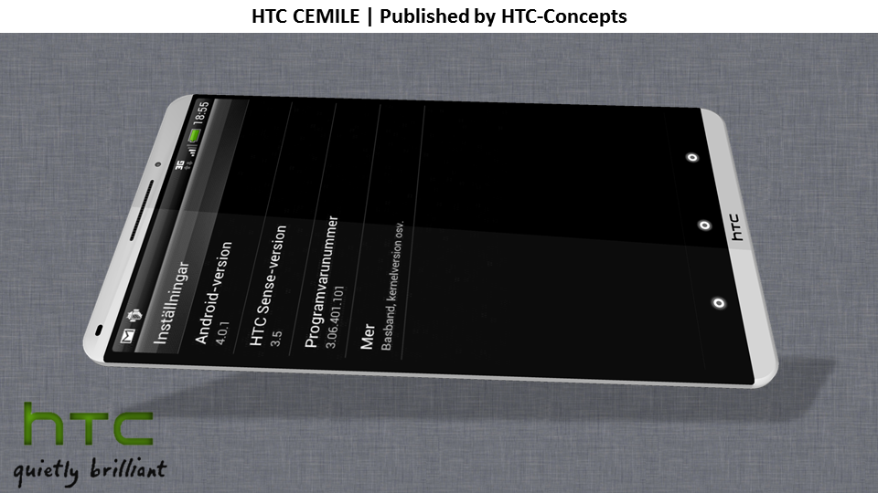 HTC Cemile 1080p Display Phone Runs Android 4.0 With HTC Sense 4.0