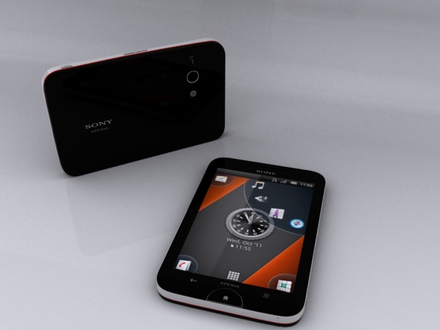 Xperia_Maxi_concept_1 Xperia Maxi Android 2.3 Phone, a Design Inspired by Xperia Active