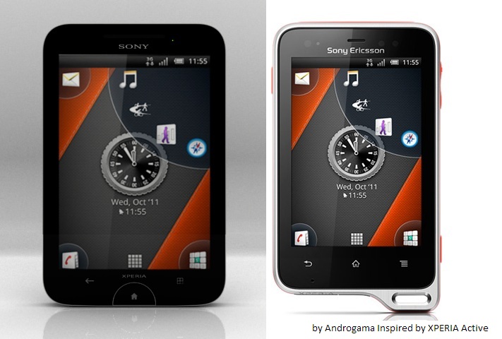 Xperia_Maxi_concept_2 Xperia Maxi Android 2.3 Phone, a Design Inspired by Xperia Active