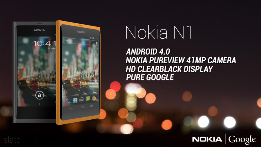 Nokia_N1_Android_concept Nokia N1 Runs Android 4.0, Features PureView 41MP Camera