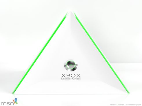 Xbox 720 Concept is a Pyramid With Two Kinect Eyes