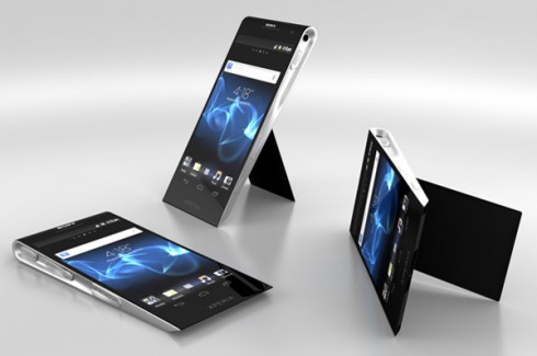 Sony Xperia X Mockup Inspired by the Design of the Xperia Tablet 
S