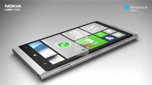 Nokia Lumia FX800 Concept by Vilim Plužarić Has a Titanium Unibody
 Design
