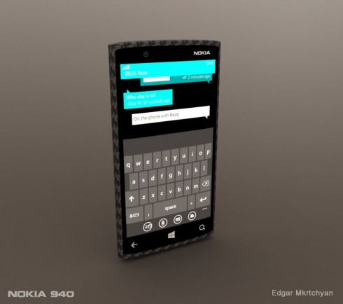 Nokia Lumia 940 Concept is Made Entirely of Carbon