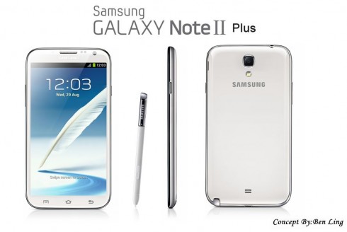 Samsung Galaxy Note II Plus by Ben Ling: Less Elongated, Touch 
Home Button, Better Camera