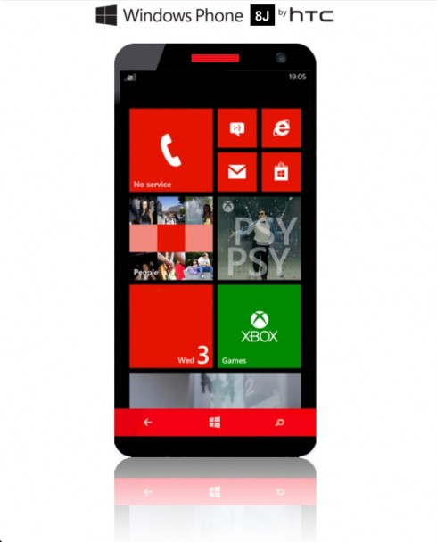 HTC Windows Phone 8J Concept is a Quad Core Handset With 5 Inch 1080p Screen