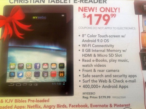 Black Friday Fun: Android 9.0 Featured in Christian Tablet Ad
