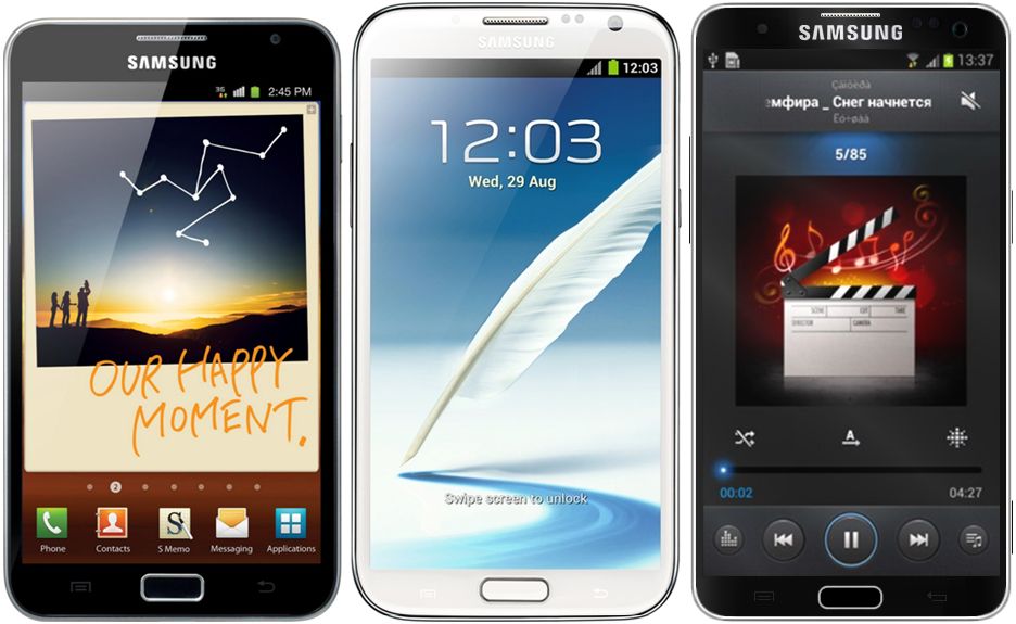 Macam-macam ponsel dan gadget Samsung