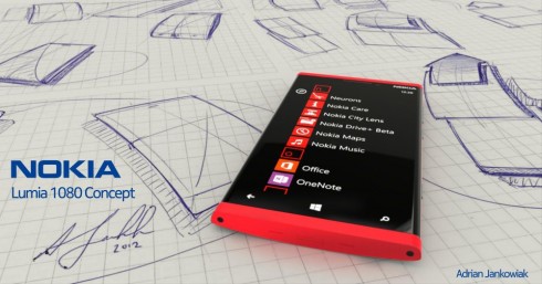 Nokia Lumia 1080 Concept by Adrian Jankowiak Has a Full HD Screen