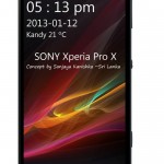 Sony Xperia Pro X Concept Has a Secondary Tactus Display