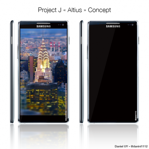 Samsung Galaxy S IV Project Altius Concept Created by Daniel Oudam Uy