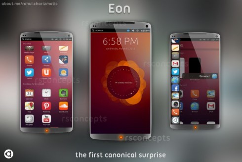 Ubuntu Eon Smartphone by Canonical, Designed by Rahul Sharma