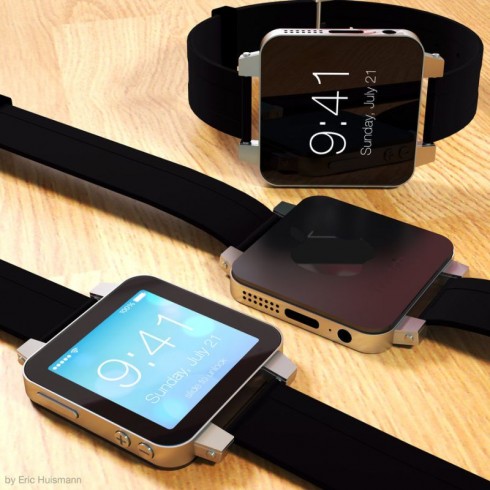 iWatch With iOS 7 Rendered by Eric Huismann