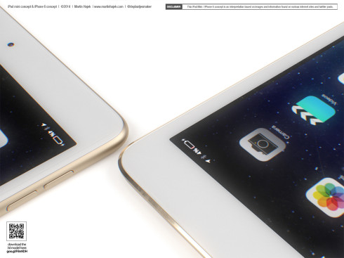iPad Mini 3 Gets Beautiful 3D Design Courtesy of Martin Hajek
