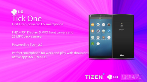 LG Tick One is the First Tizen Powered LG Phone