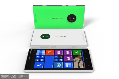 Nokia Lumia 830 Portrayed in Fresh Design, Courtesy of Jonas Daehnert