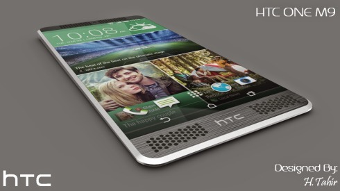 HTC One M9 Rendered by H. Tahir; Features Very Cool Looking Speakers! 