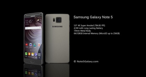 Samsung Galaxy Note 5 concept 3