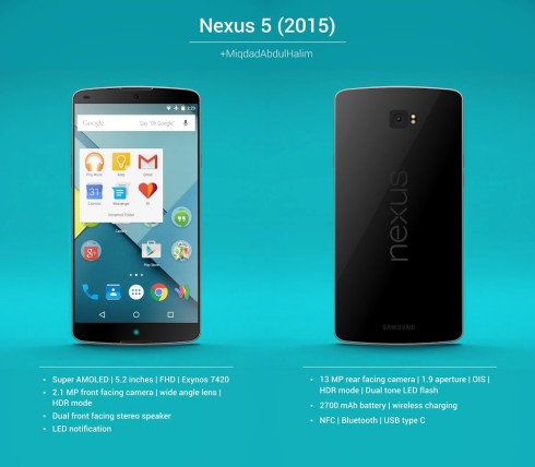 Nexus 5 2015 concept