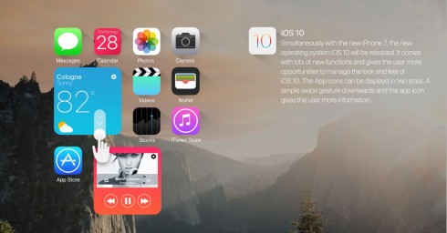 iPhone 7 concept iOS 10 2