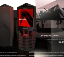 Nokia Stealth, a Mid Level Handset Design by Reginald Shola Hingston
