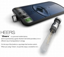 Cheers Concept Phone Uses Alcohol to Keep Going