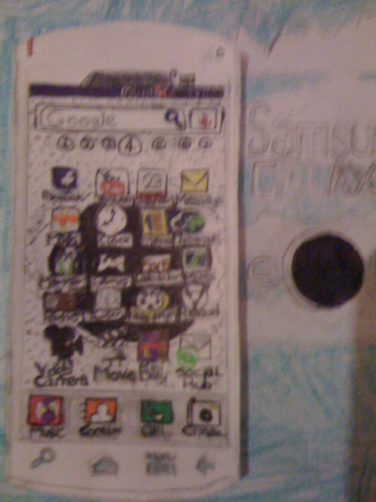 Samsung Galaxy Eclipse, Envisioned by 12 Year Old Concept Phones