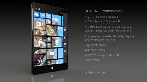 Lumia 1820 concept 3
