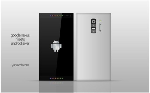 google nexus android silver