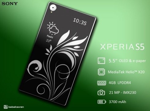 Sony Xperia S5 concept e paper 1