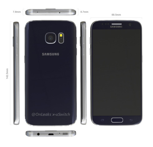 Samsung Galaxy S7 3D mockup onleaks 4