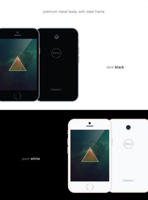 Zitron ZiPocket 3 concept phone 4