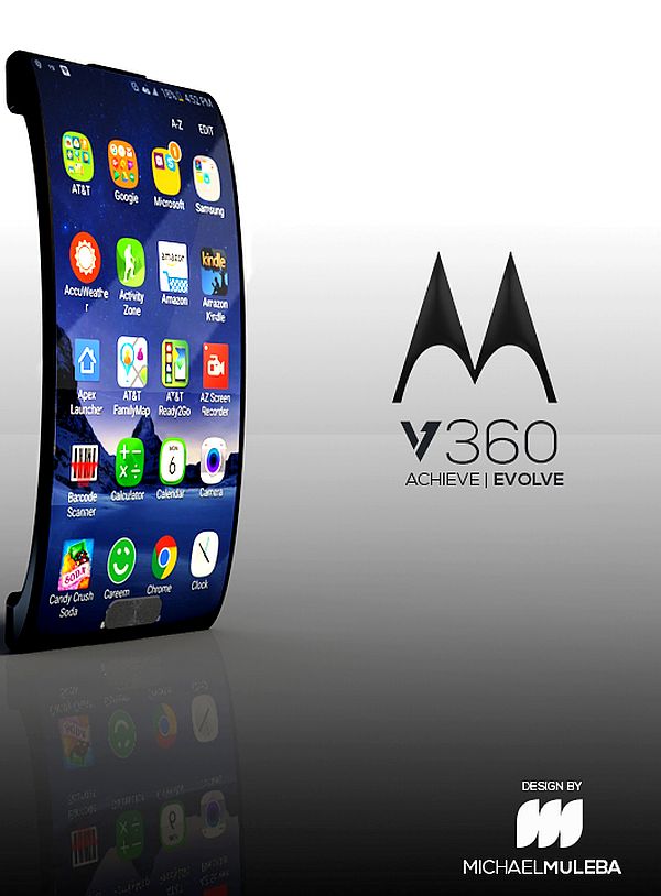 V 360. Моторола v360. Motorola Concept. Моторола изогнутый экран. Motorola загнутый телефон.